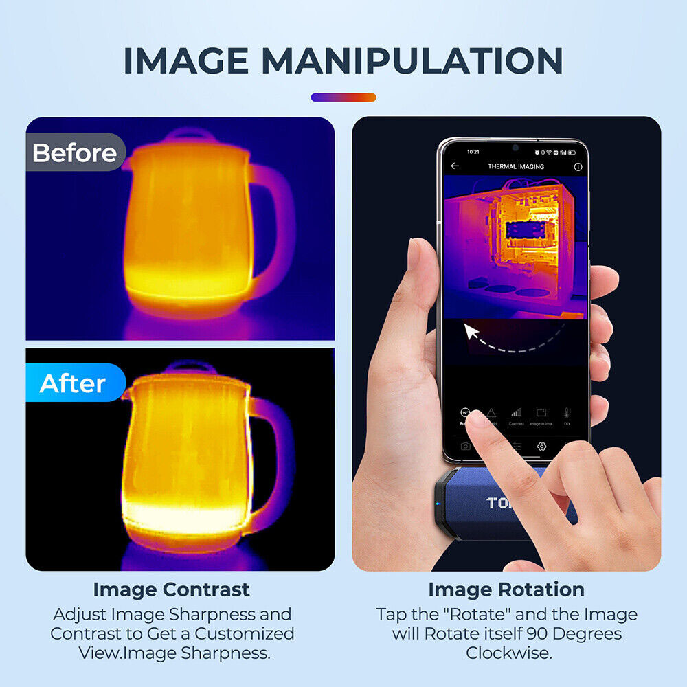 TOPDON-Caméra d'imagerie therm - Topdon Tc001 Thermal Camera avis et prix