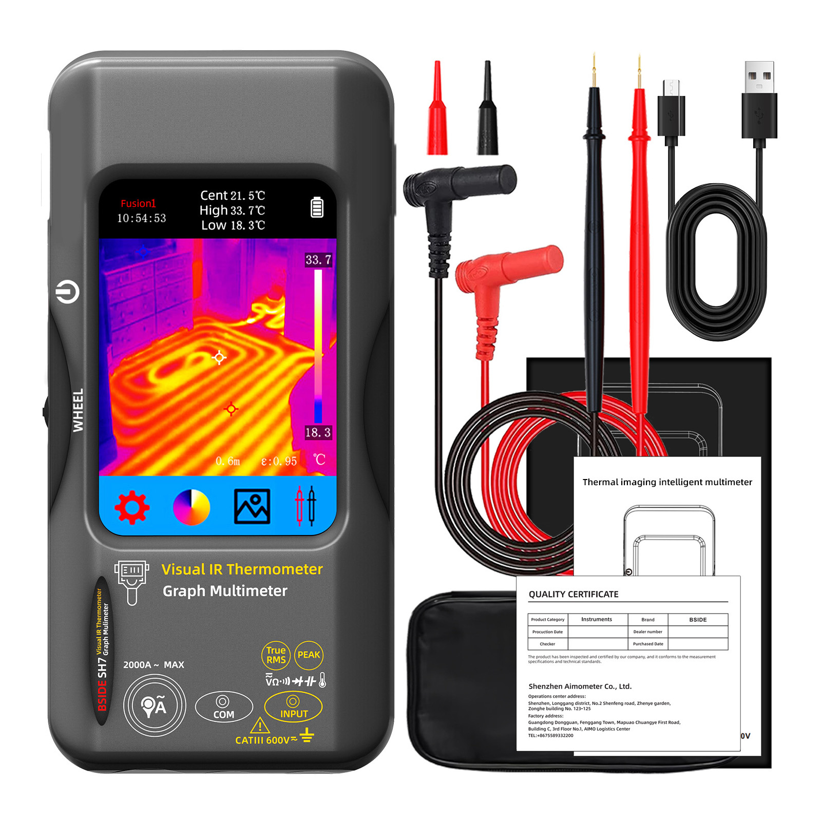 Multimètre d'imagerie thermiqu - Nf 521 Thermal Imaging Camera avis et prix